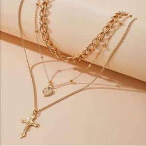 Cross Layer Nexklace